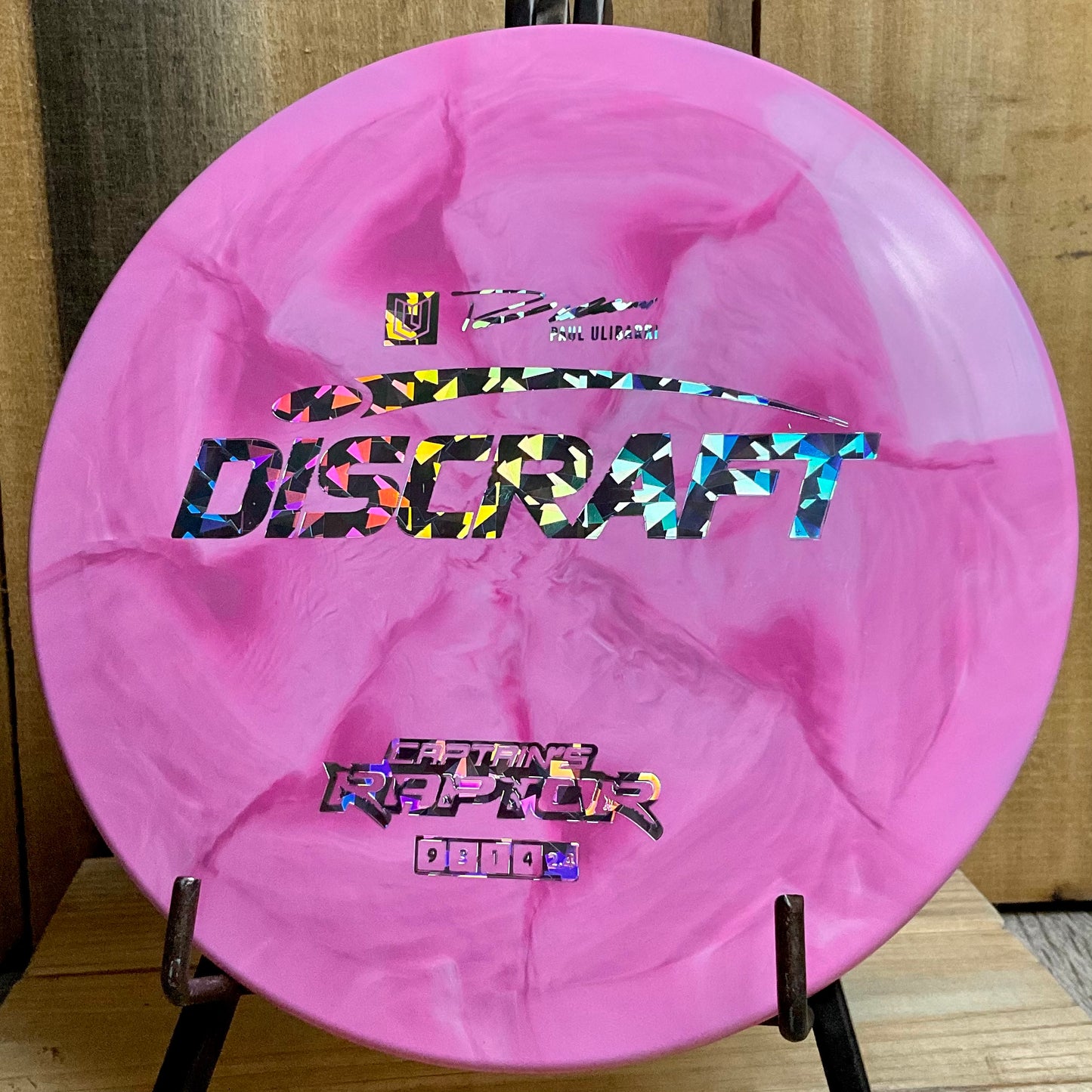 Discraft ESP Captain’s Raptor - 2022 Paul Ulibarri Blackberry Swirl 1 170-172g