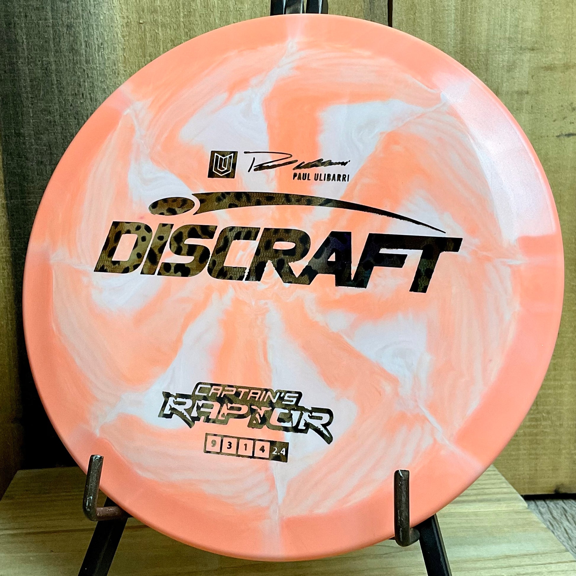 Discraft ESP Captain’s Raptor - 2022 Paul Ulibarri Orange Sherbet 170-172g