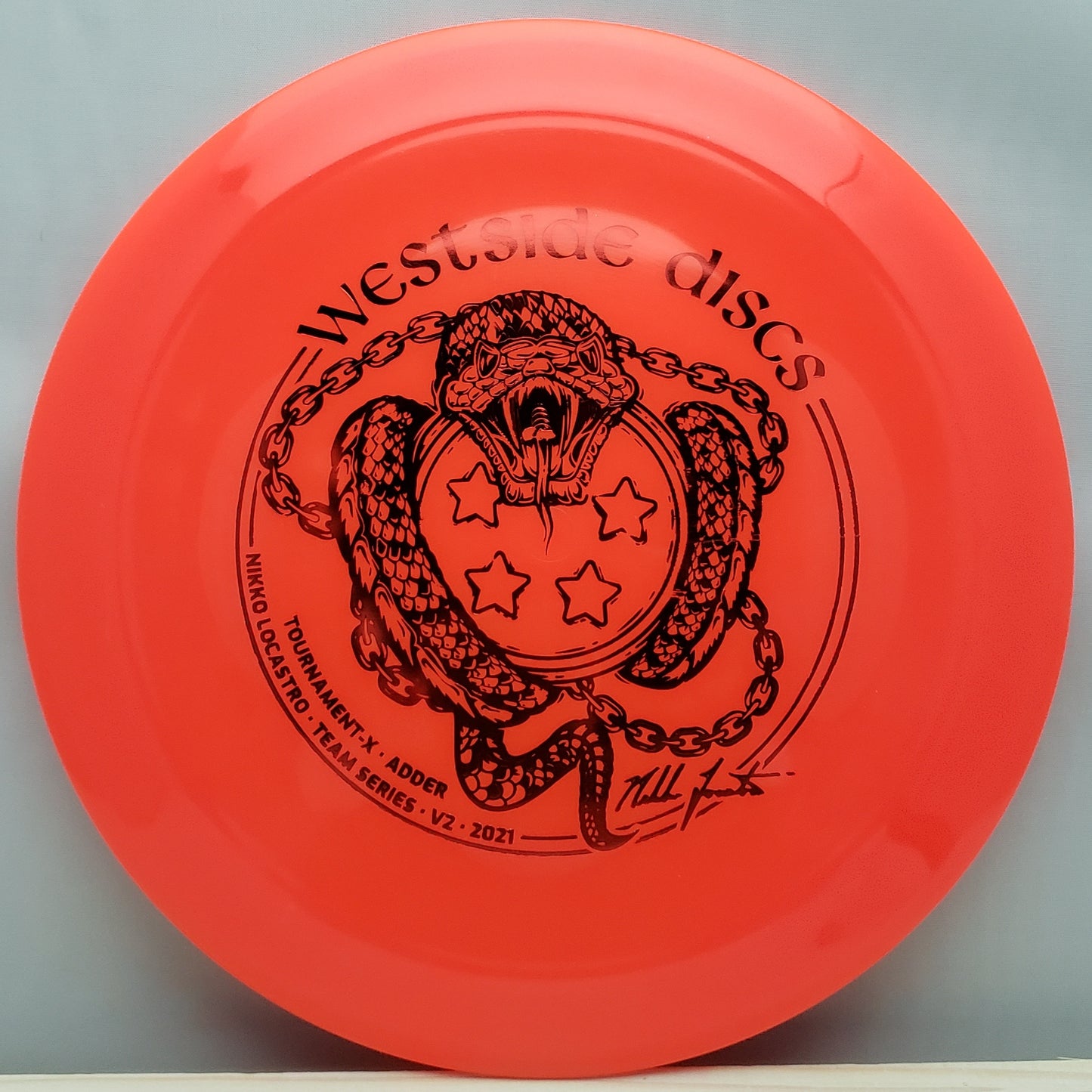 Westside Discs Tournament-X Adder - 2021 Nikko Locastro Team Series V2
