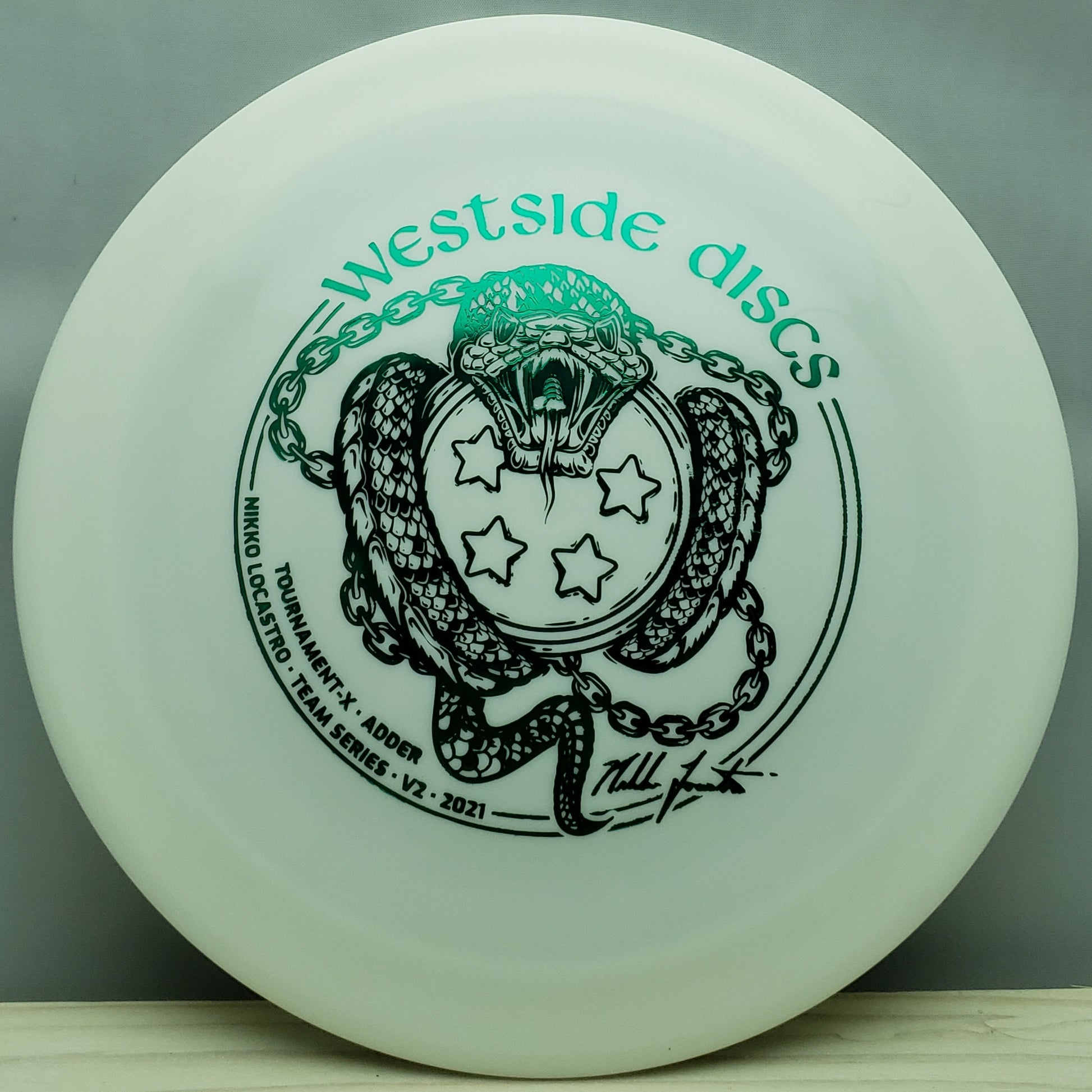 Westside Discs Tournament-X Adder - 2021 Nikko Locastro Team Series V2