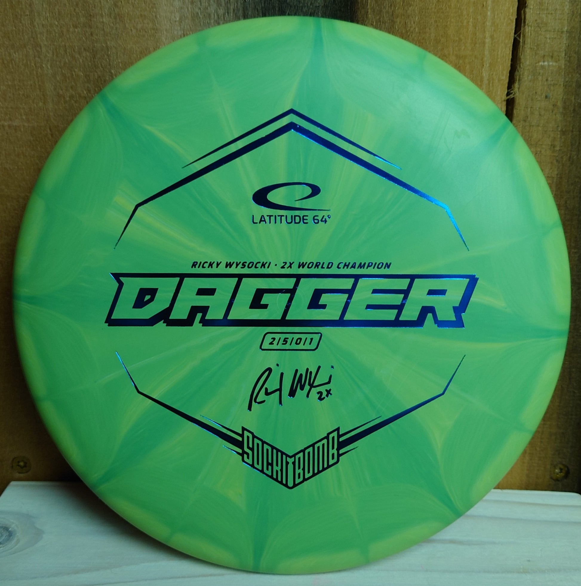 Latitude 64 Zero Hard Burst Dagger - Ricky Wysocki Sockibomb Stamp