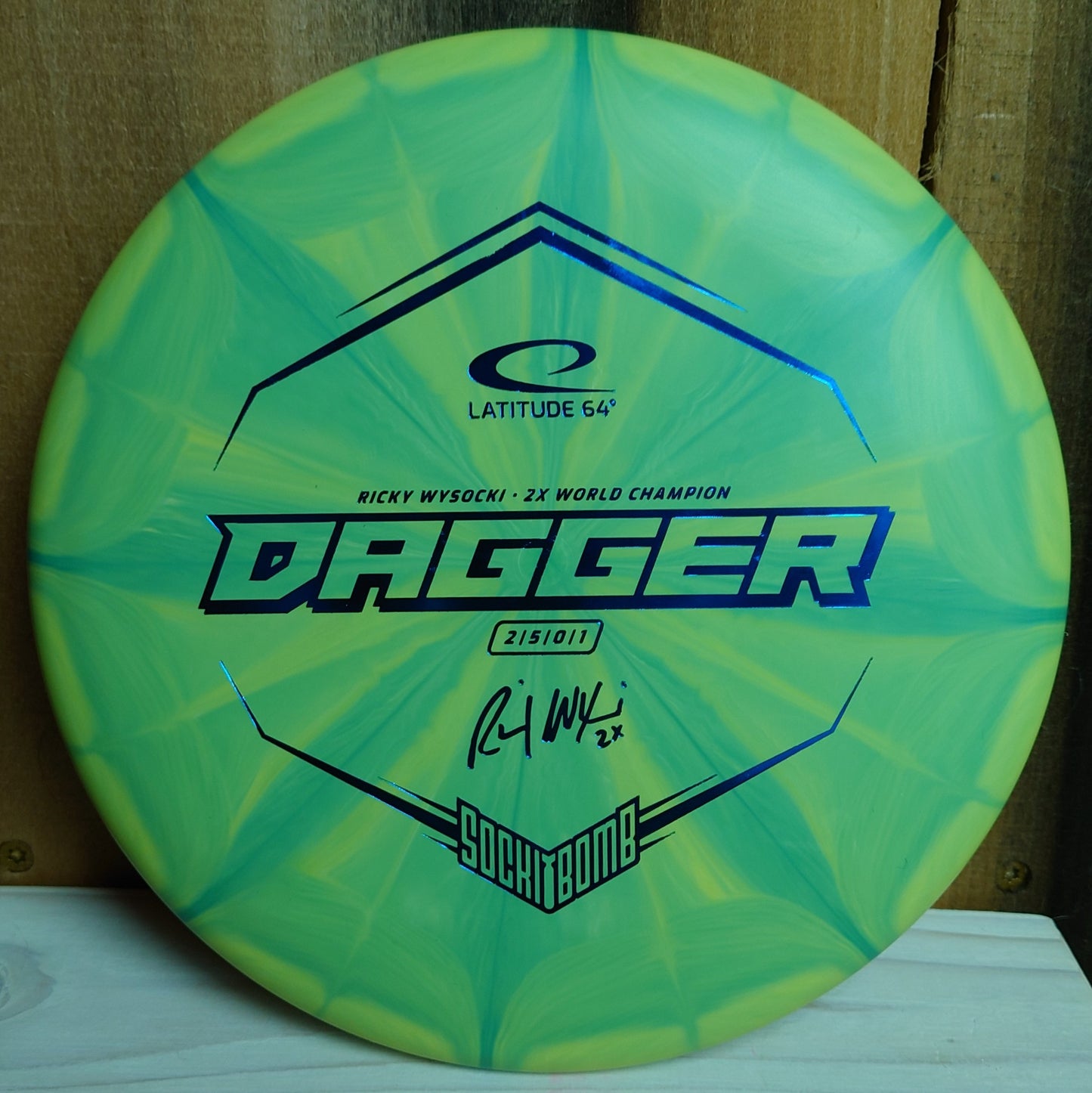 Latitude 64 Zero Hard Burst Dagger - Ricky Wysocki Sockibomb Stamp