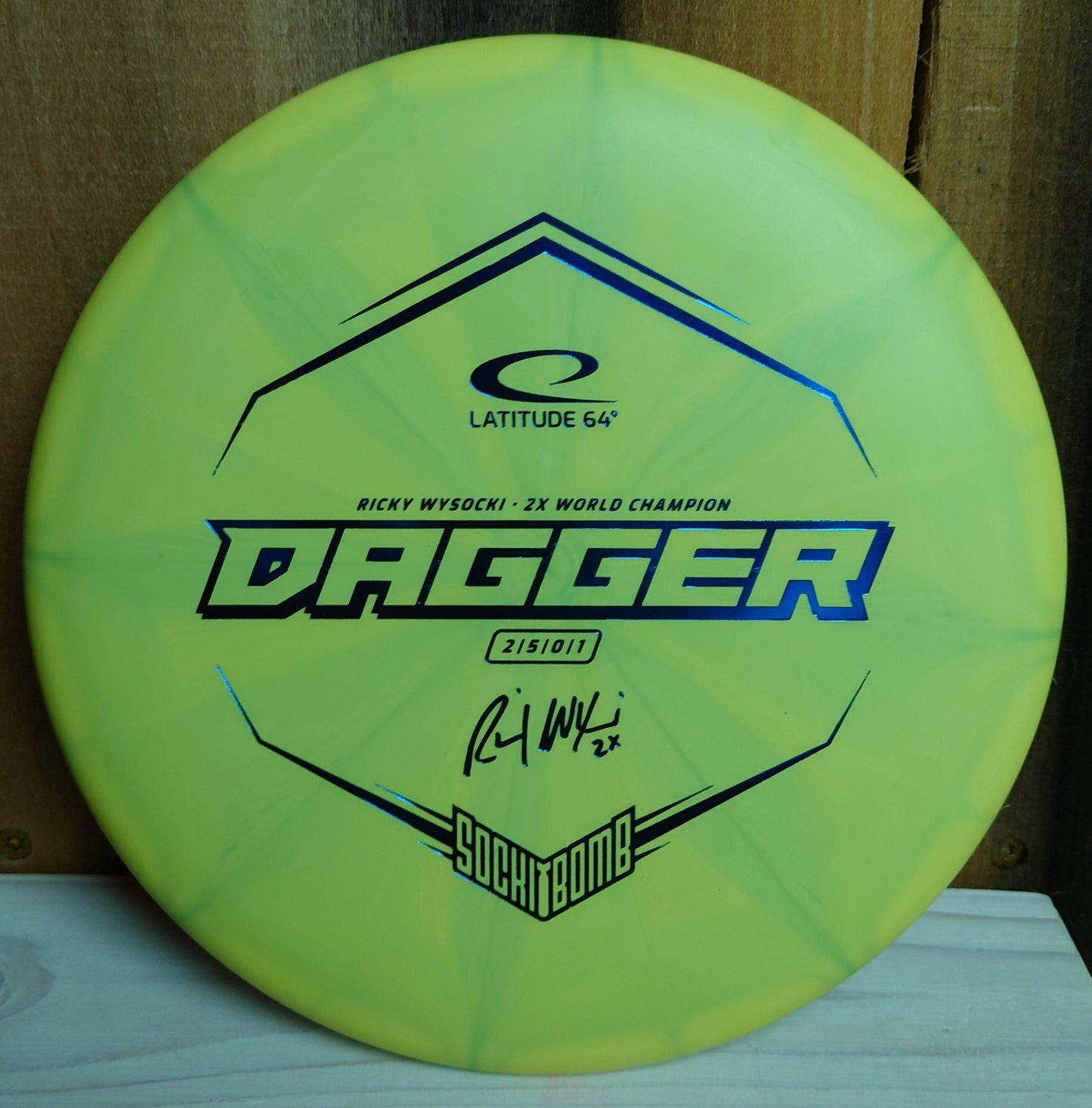 Latitude 64 Zero Hard Burst Dagger - Ricky Wysocki Sockibomb Stamp