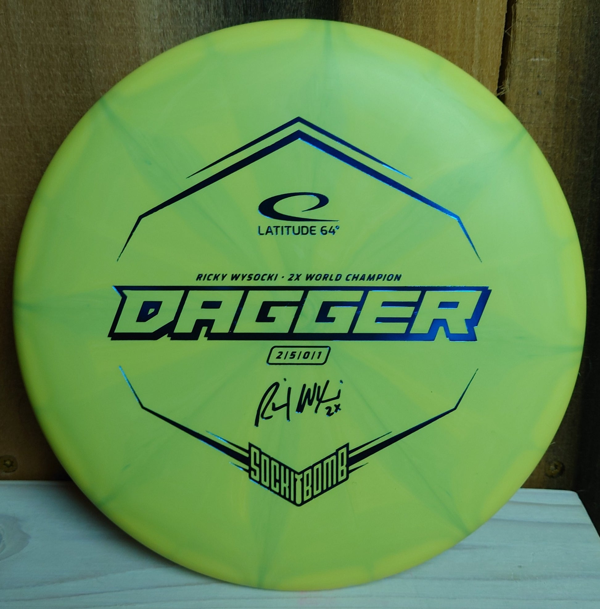 Latitude 64 Zero Hard Burst Dagger - Ricky Wysocki Sockibomb Stamp