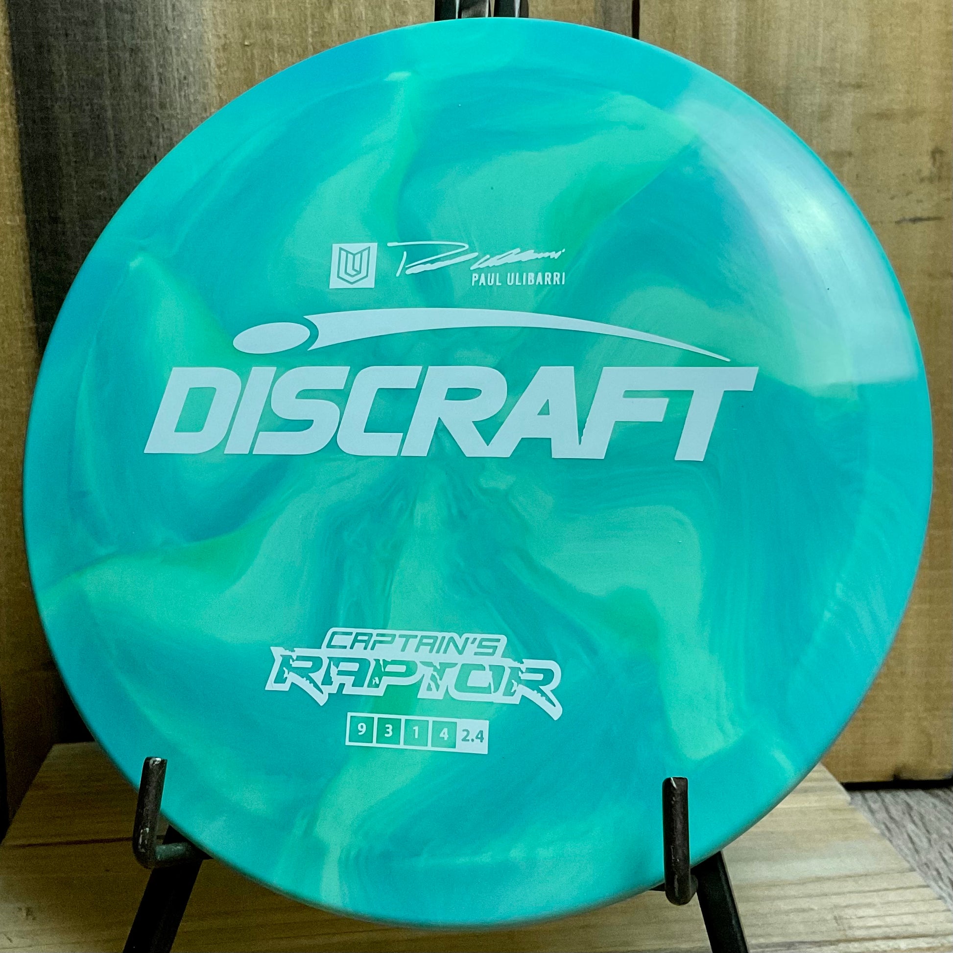 Discraft ESP Captain’s Raptor - 2022 Paul Ulibarri Blue/Green 173-174g