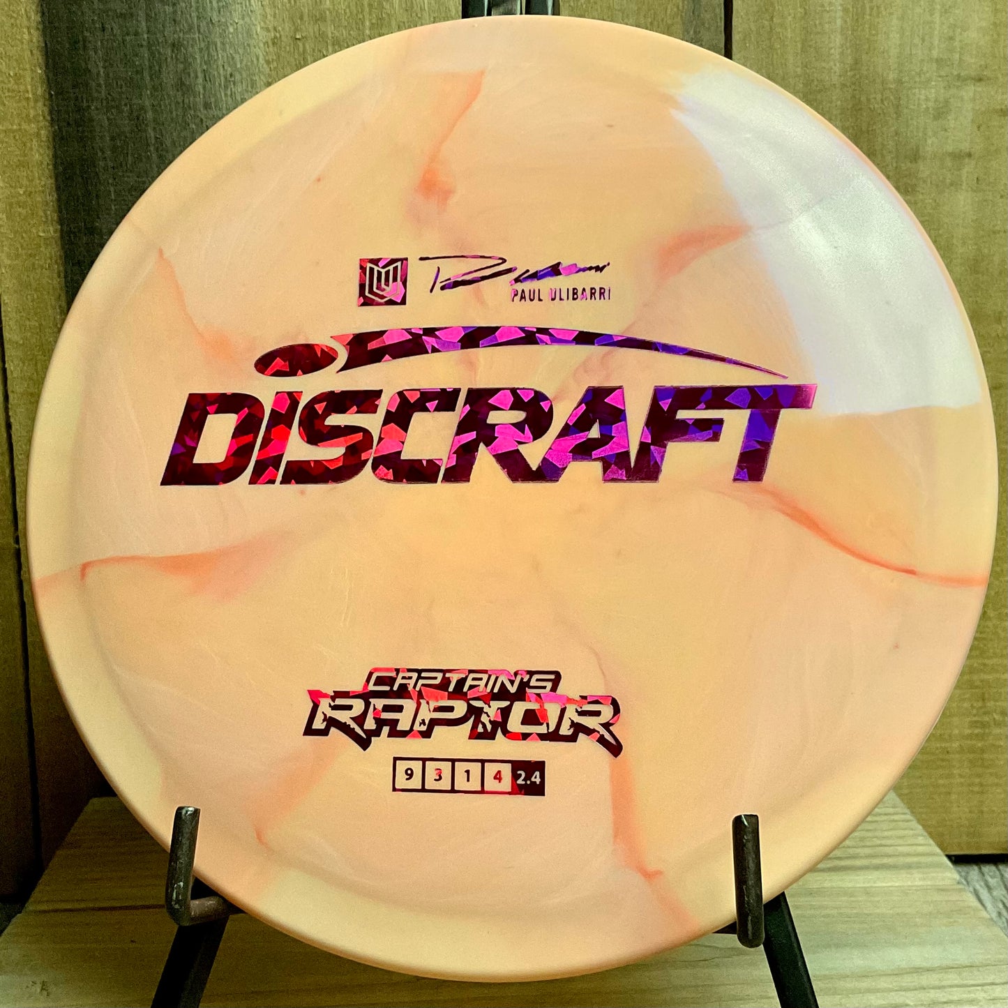 Discraft ESP Captain’s Raptor - 2022 Paul Ulibarri Desert Swirl 173-174g