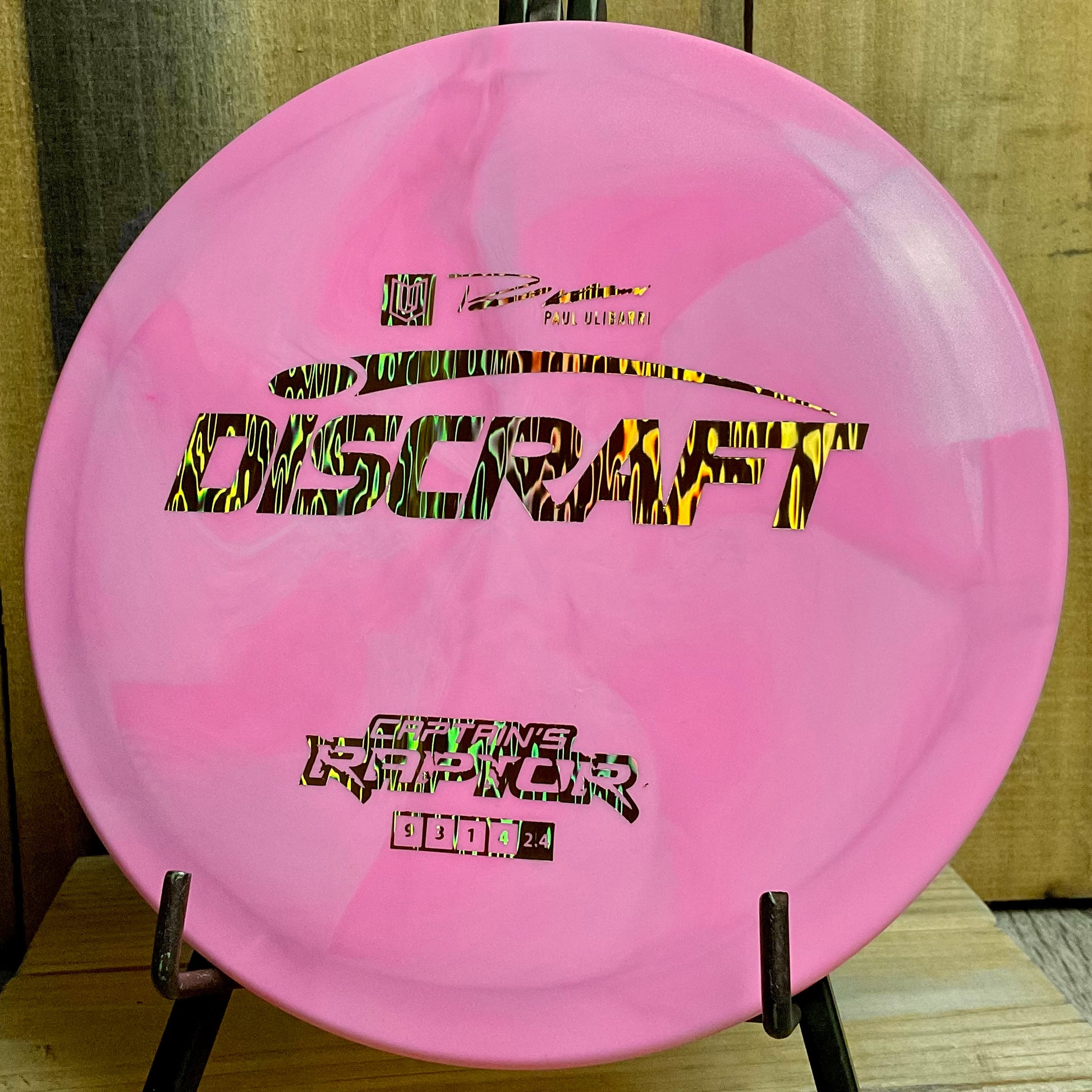 Discraft ESP Captain’s Raptor - 2022 Paul Ulibarri Unicorn Pink 2 170-172g