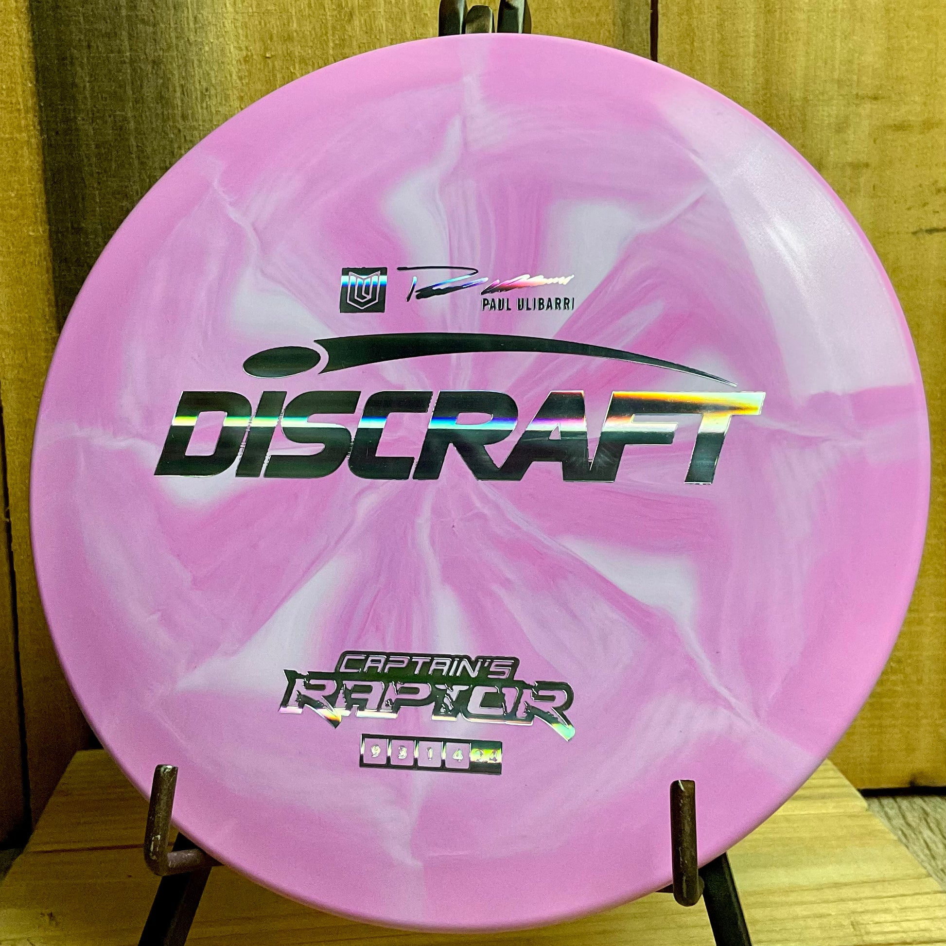 Discraft ESP Captain’s Raptor - 2022 Paul Ulibarri Lilac Swirl 170-172g