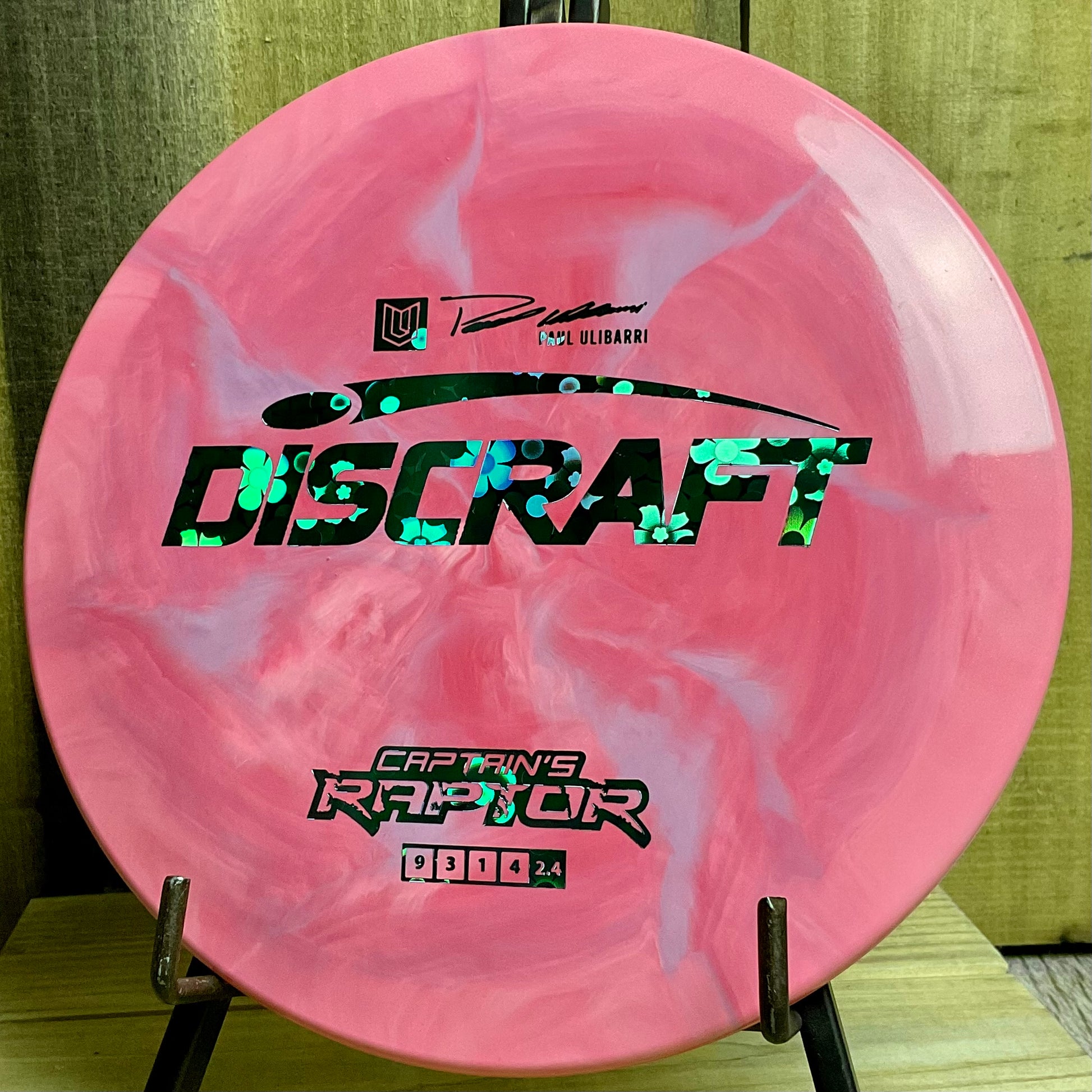 Discraft ESP Captain’s Raptor - 2022 Paul Ulibarri Berry Smoothie 173-174g