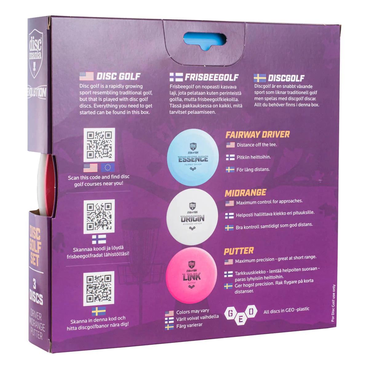 Discmania Evolution Disc Golf Set