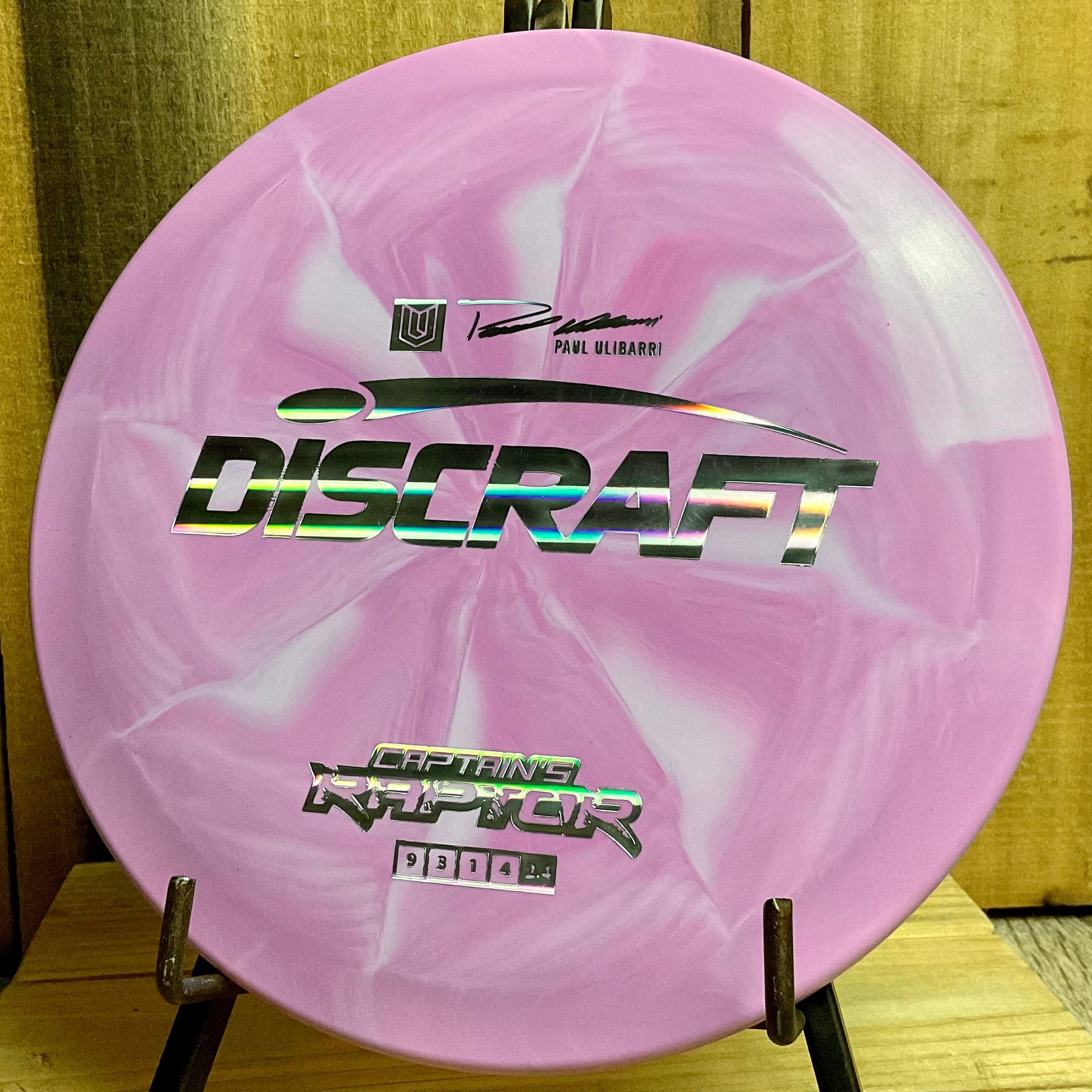 Discraft ESP Captain’s Raptor - 2022 Paul Ulibarri Lilac Swirl 3 170-172g