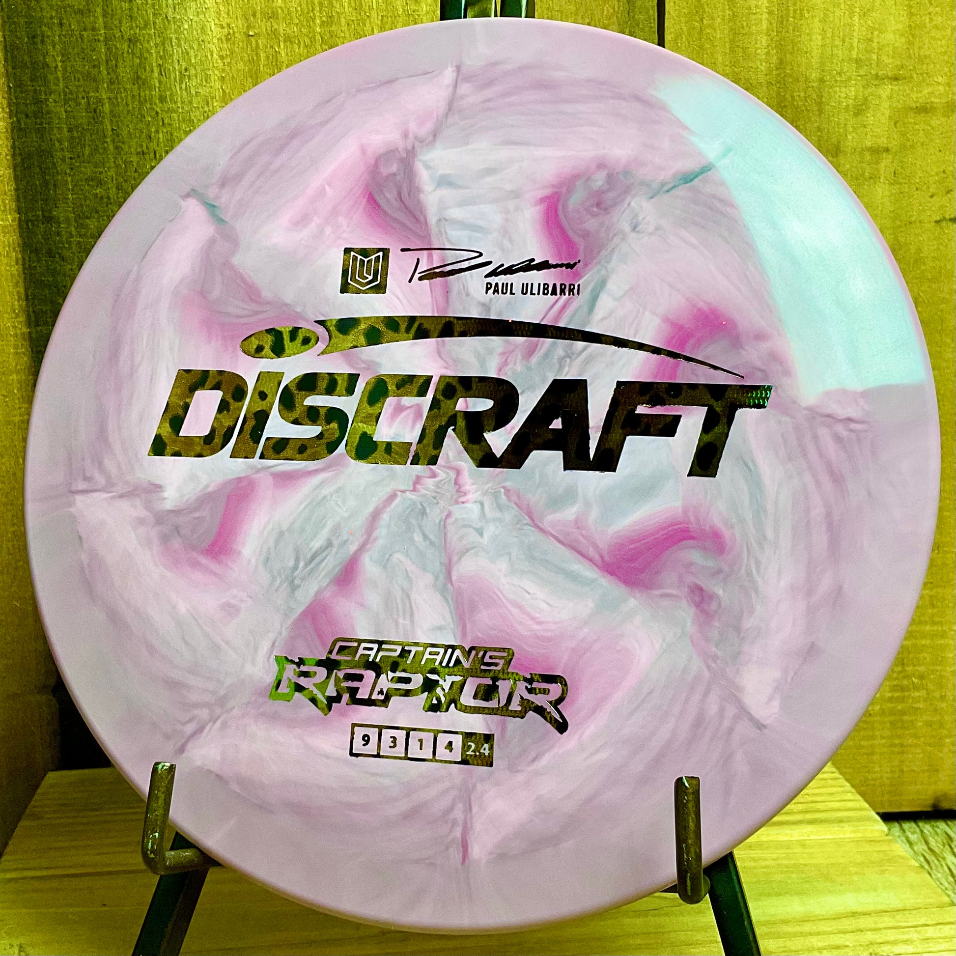 Discraft ESP Captain’s Raptor - 2022 Paul Ulibarri Blackberry Swirl 2 170-172g