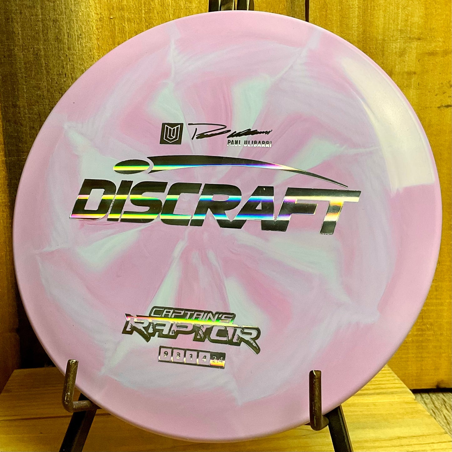 Discraft ESP Captain’s Raptor - 2022 Paul Ulibarri Lavender Swirl 170-172g