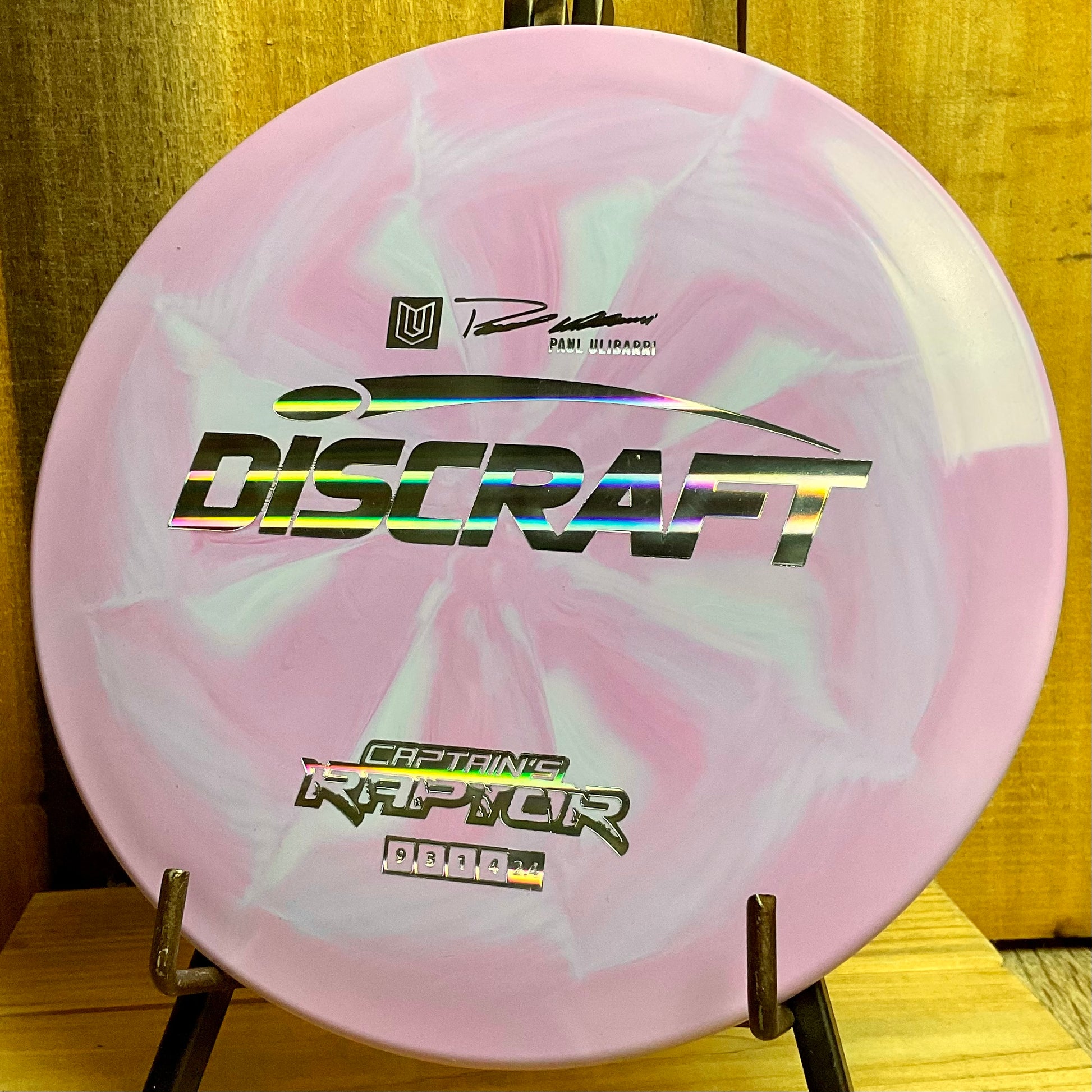 Discraft ESP Captain’s Raptor - 2022 Paul Ulibarri Lavender Swirl 170-172g