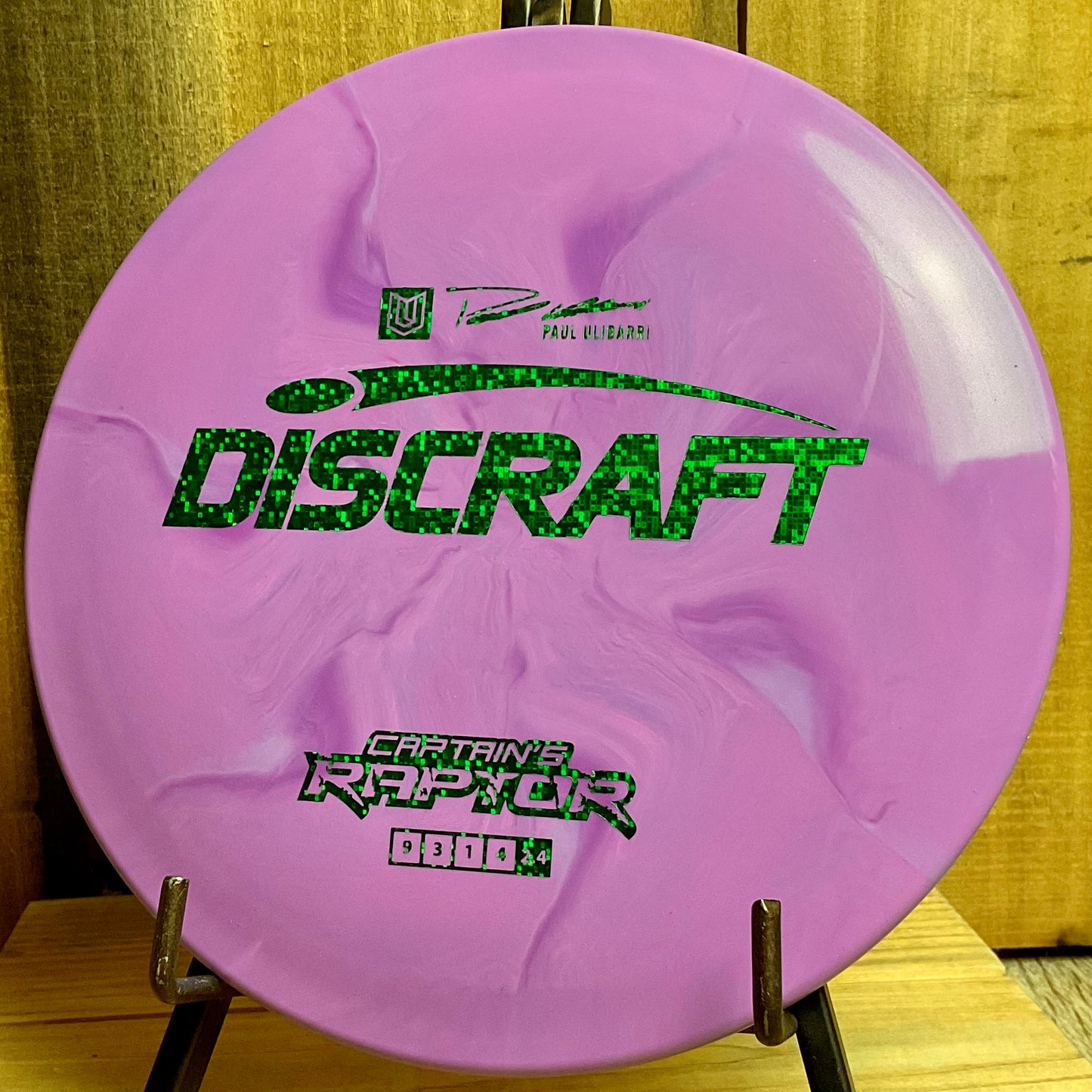 Discraft ESP Captain’s Raptor - 2022 Paul Ulibarri Blueberry Swirl 173-174g