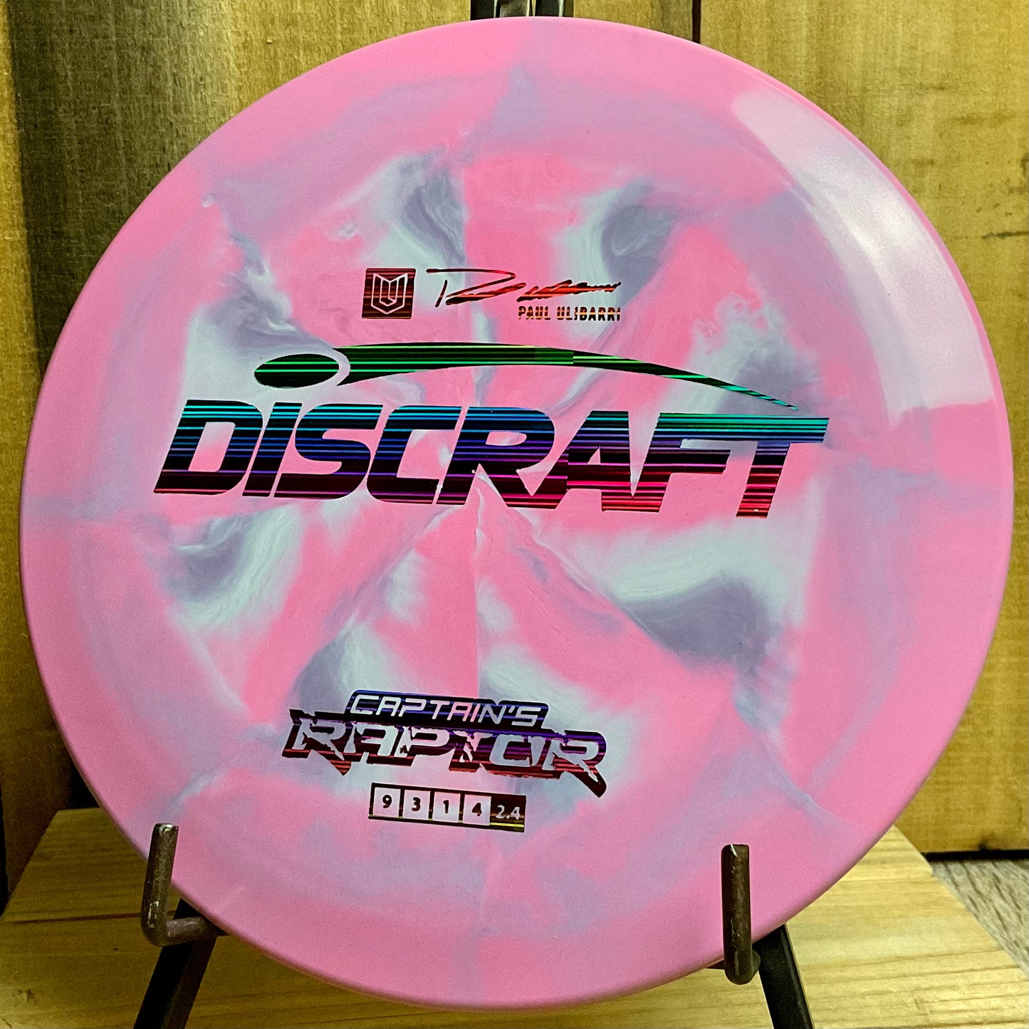 Discraft ESP Captain’s Raptor - 2022 Paul Ulibarri Pink/Purple 170-172g