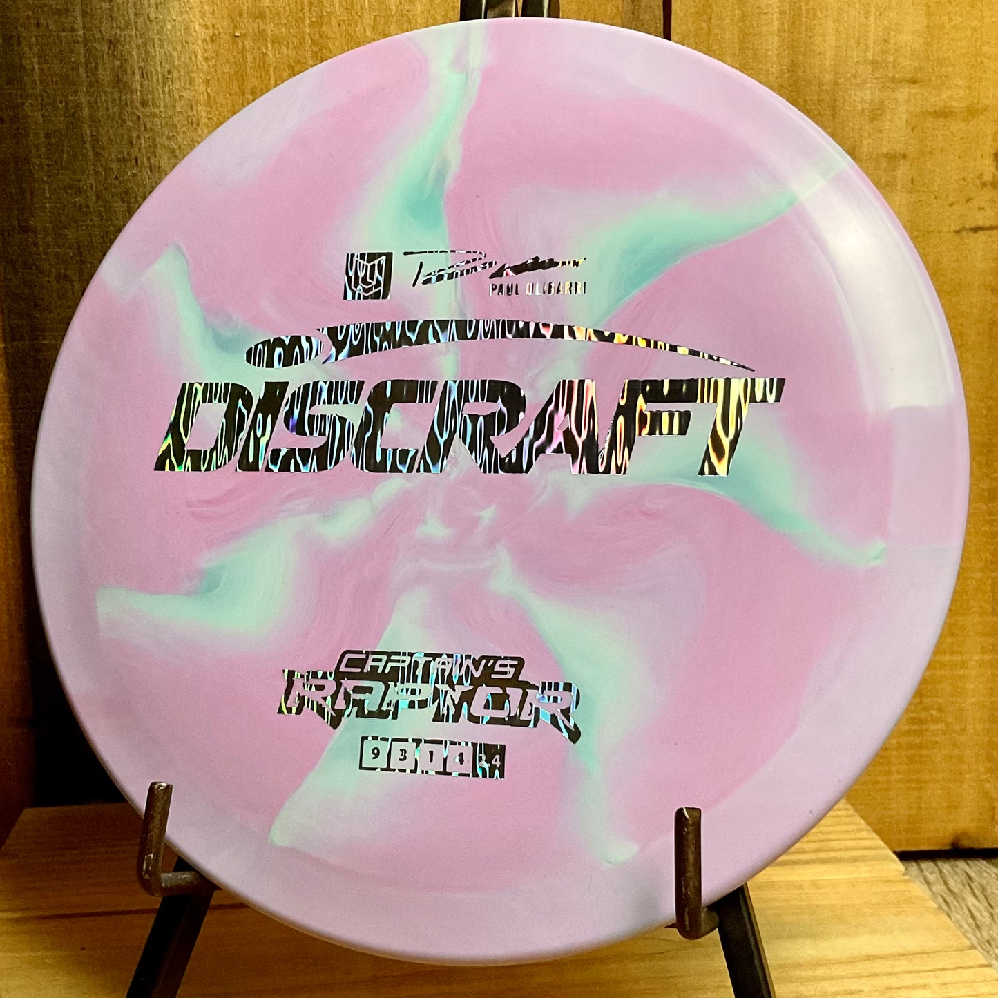 Discraft ESP Captain’s Raptor - 2022 Paul Ulibarri Lavender/Blue Swirl 170-172g