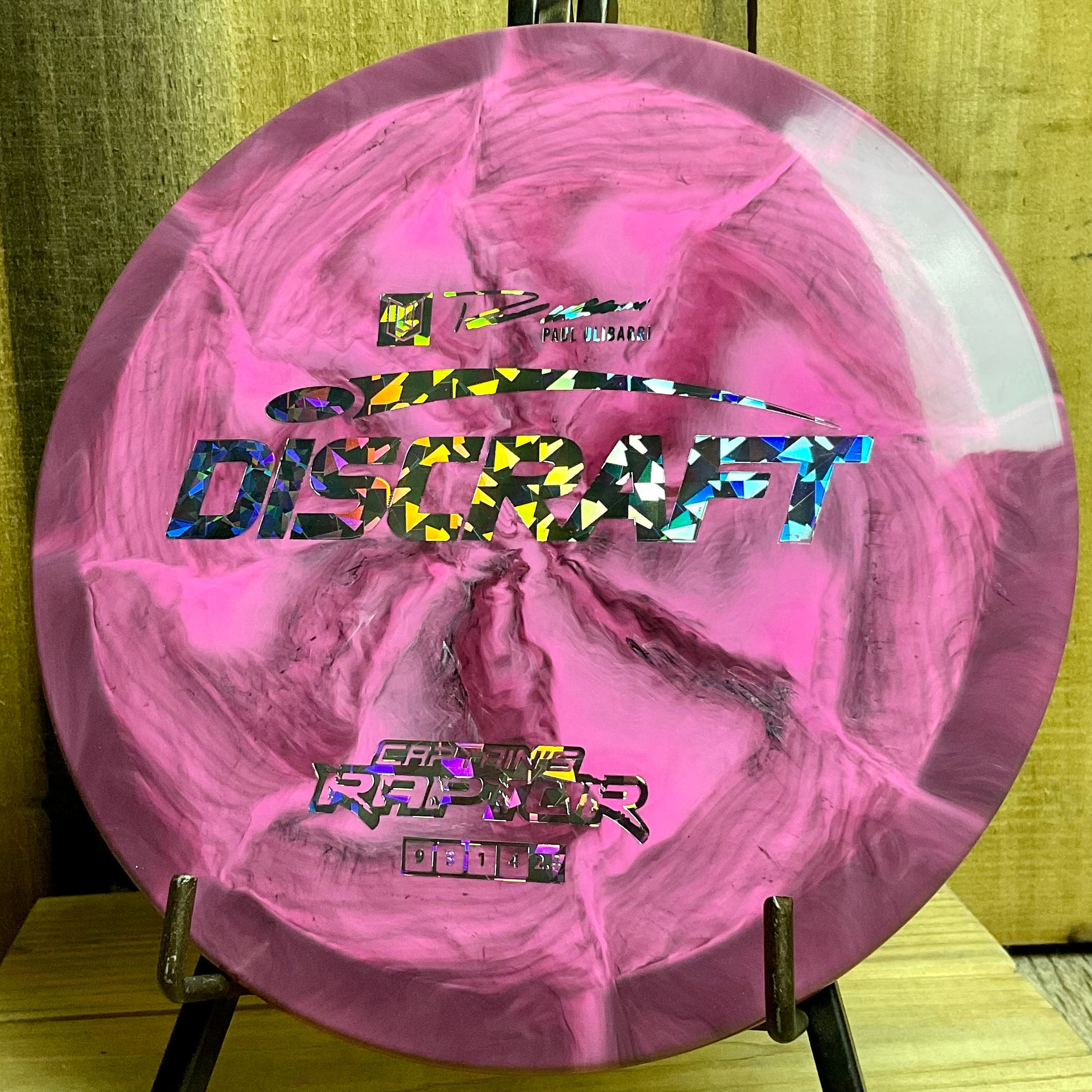 Discraft ESP Captain’s Raptor - 2022 Paul Ulibarri Blackberry Smoothie 170-172g