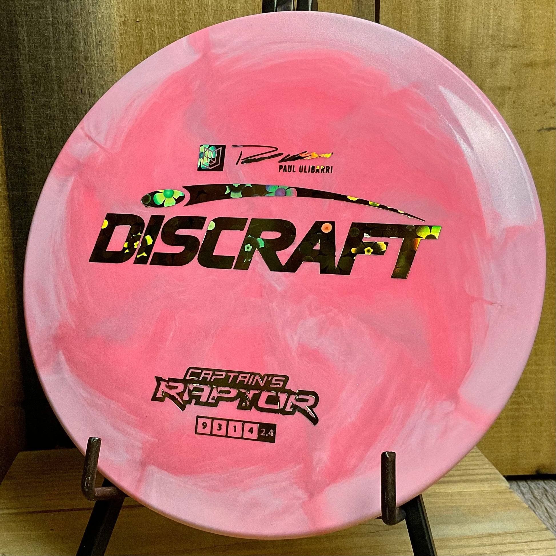 Discraft ESP Captain’s Raptor - 2022 Paul Ulibarri Unicorn Pink 170-172g