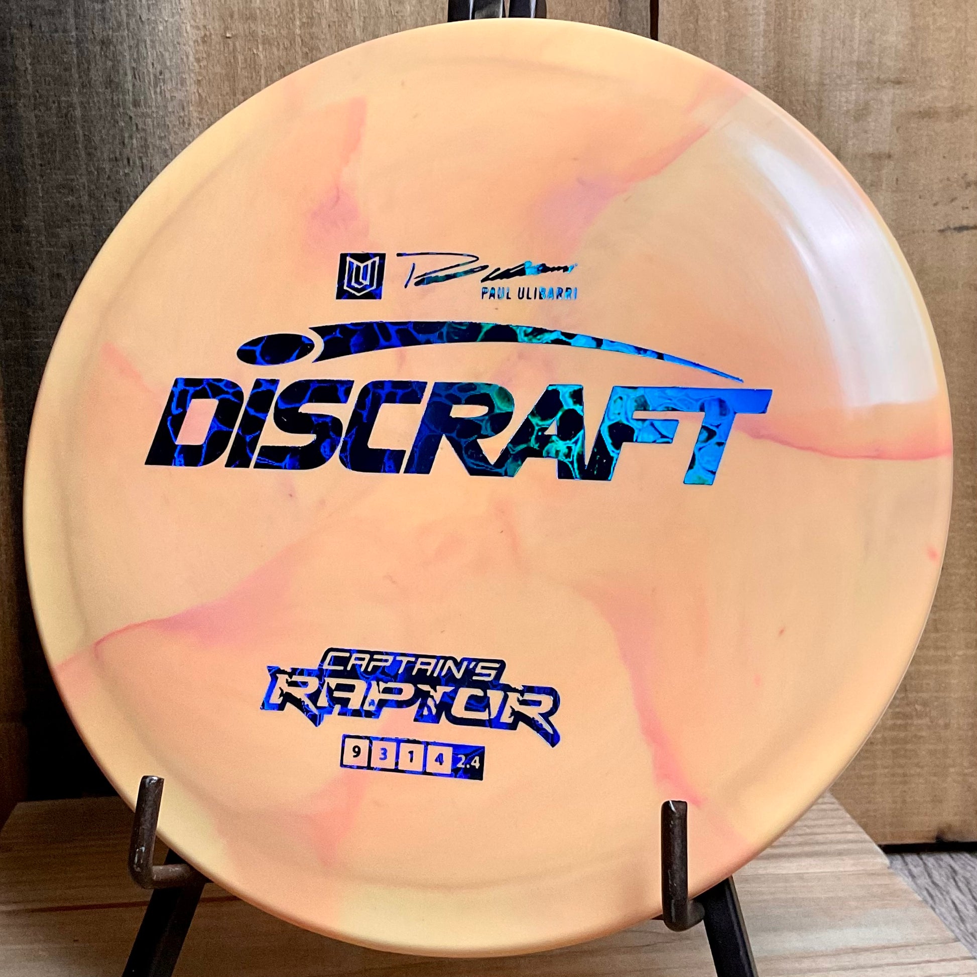 Discraft ESP Captain’s Raptor - 2022 Paul Ulibarri Mango Swirl 173-174g