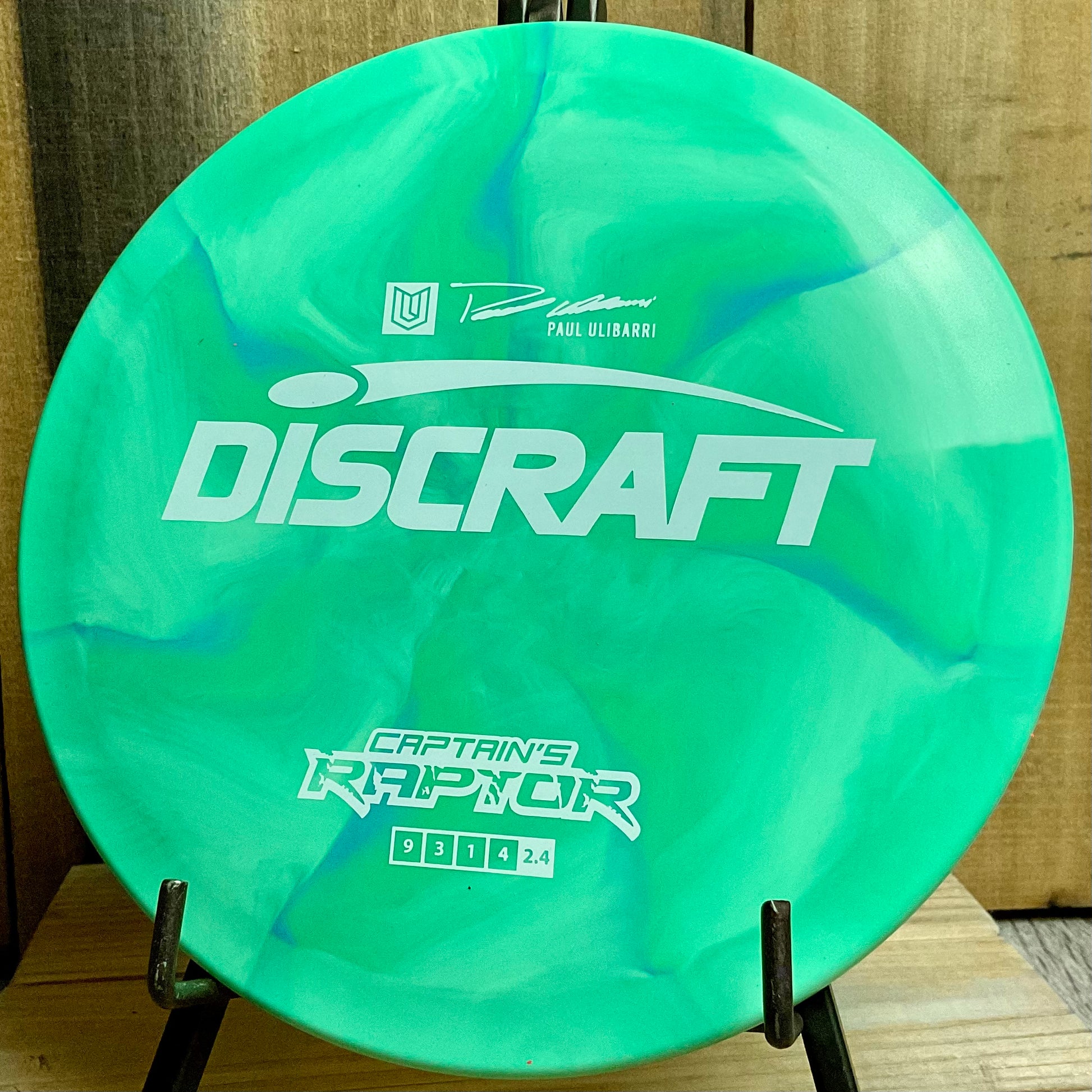 Discraft ESP Captain’s Raptor - 2022 Paul Ulibarri Green 173-174g