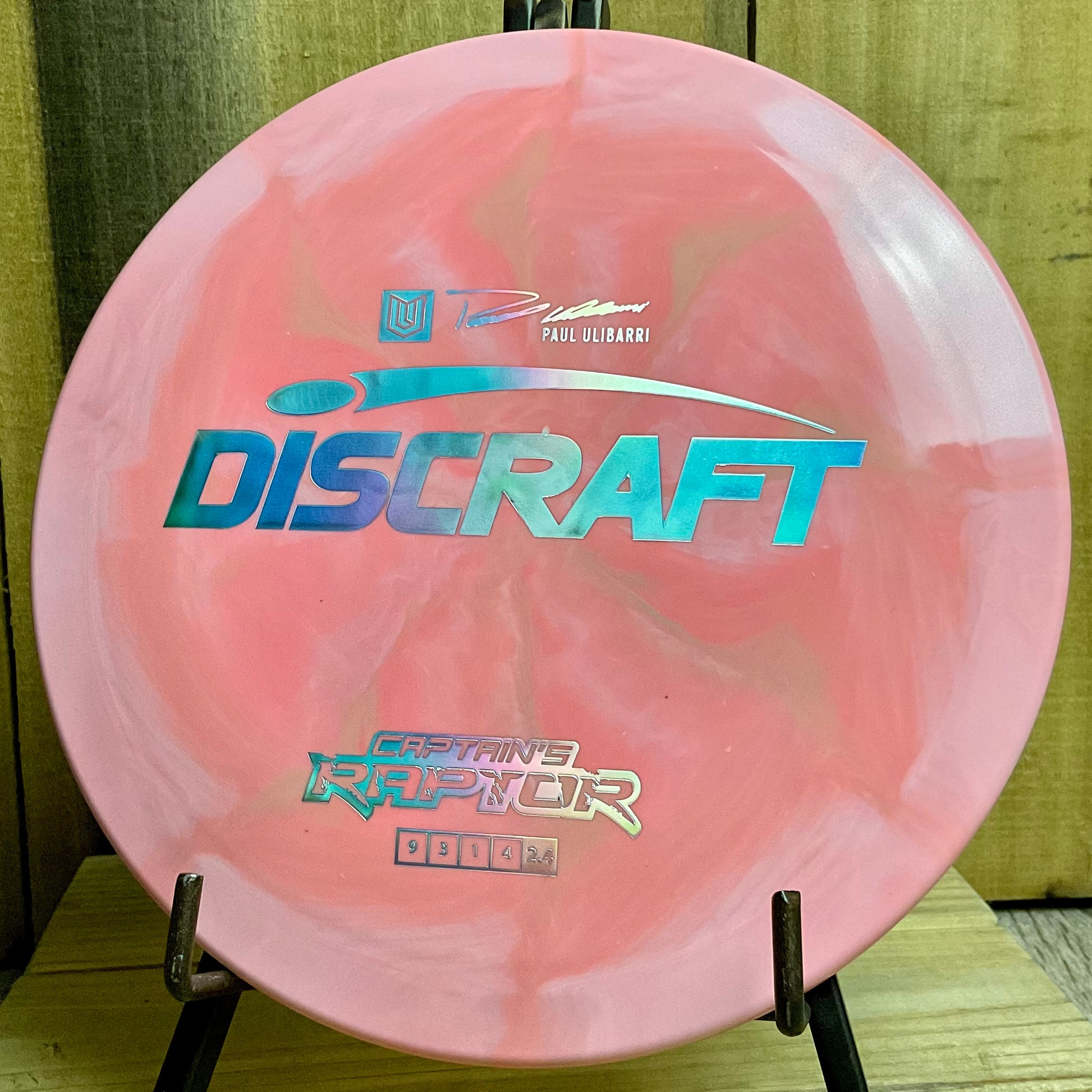 Discraft ESP Captain’s Raptor - 2022 Paul Ulibarri Dawn Pink 170-172g