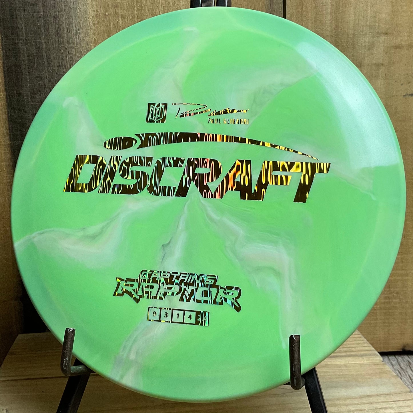 Discraft ESP Captain’s Raptor - 2022 Paul Ulibarri Lime Swirl 170-172g