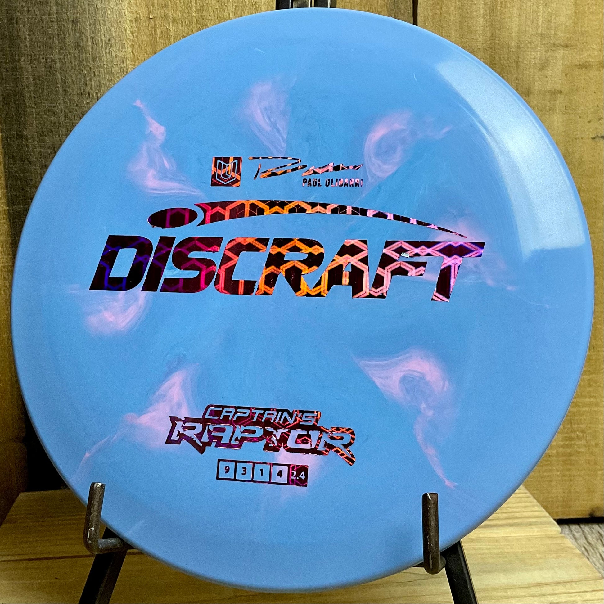 Discraft ESP Captain’s Raptor - 2022 Paul Ulibarri Blue/Pink 170-172g