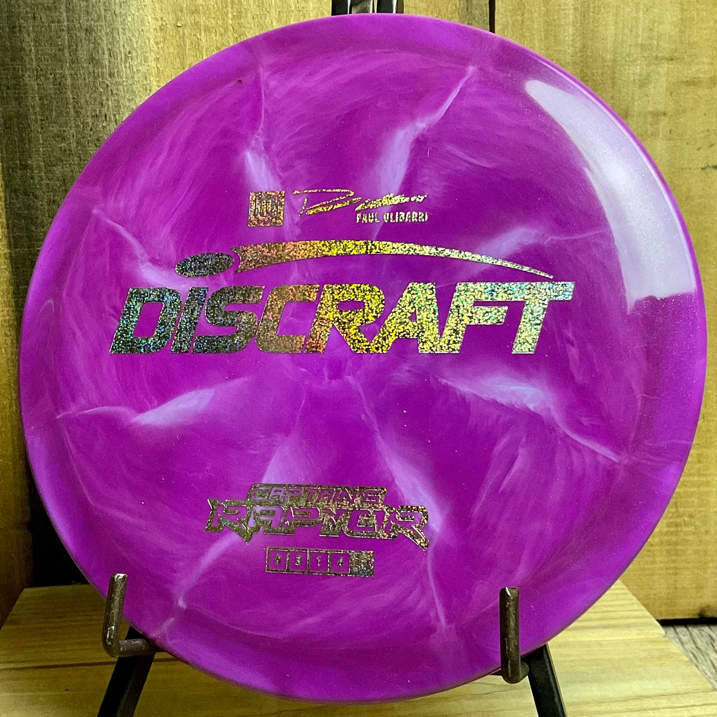 Discraft ESP Captain’s Raptor - 2022 Paul Ulibarri Purple Swirl 1 173-174g